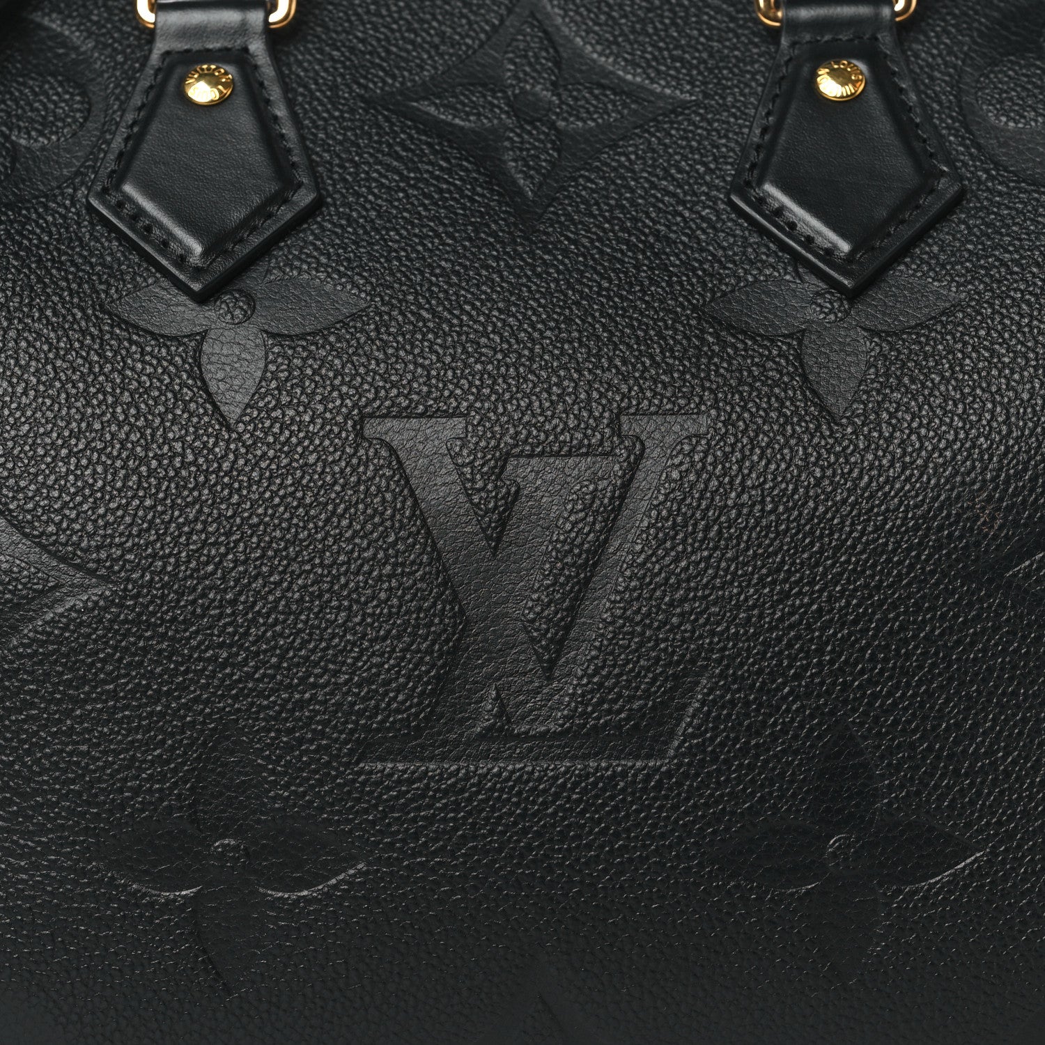 Louis Vuitton Empreinte Monogram Giant Speedy Bandouliere 25 Black 7 of 10