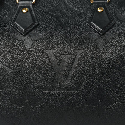 Louis Vuitton Empreinte Monogram Giant Speedy Bandouliere 25 Black 7 of 10