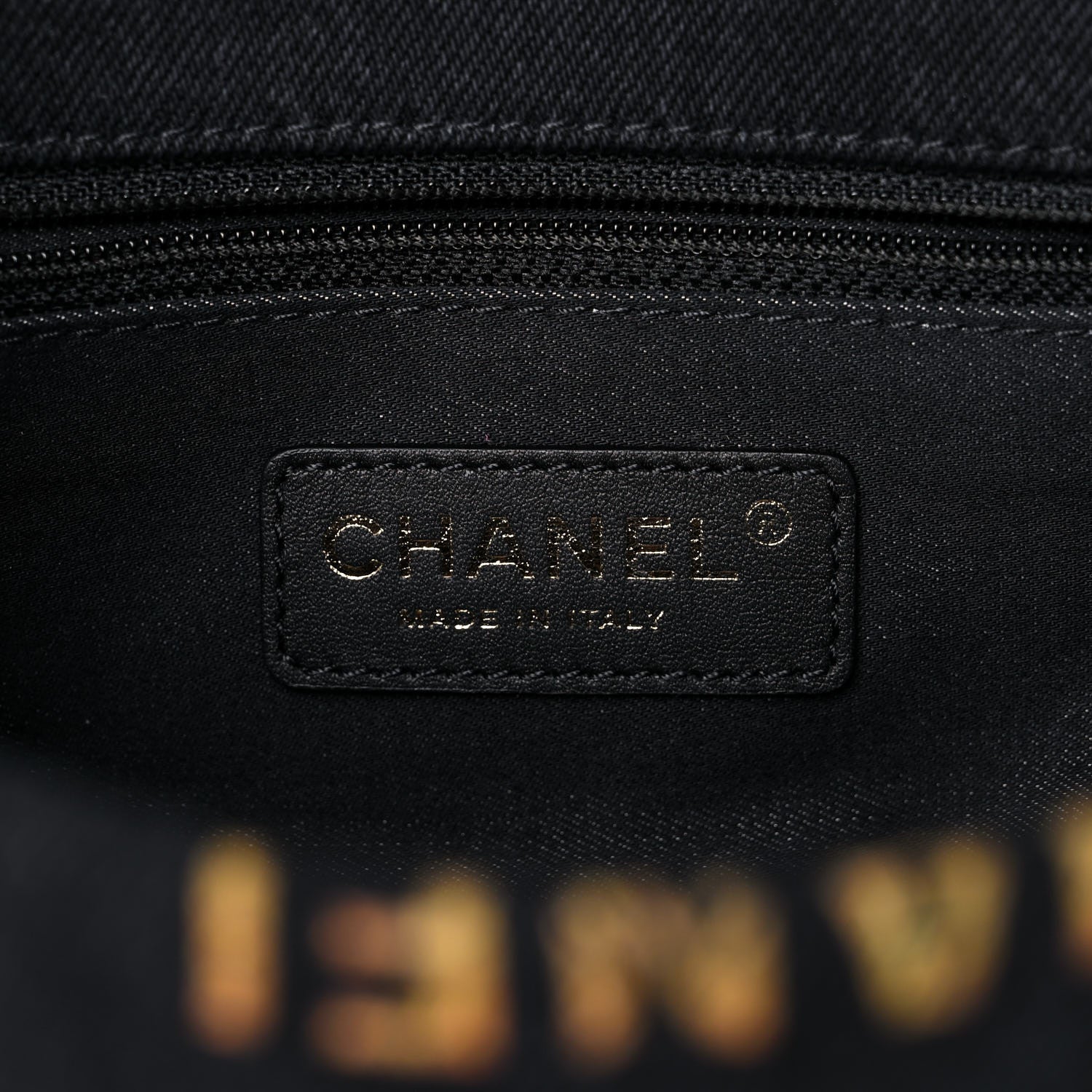 Chanel Denim Quilted Denim Mood Large Flap Black Multicolor 6 of 13