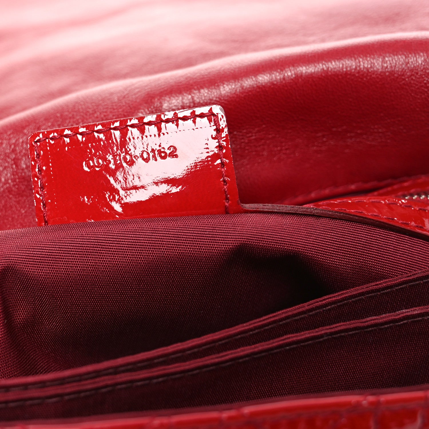 Christian Dior Patent Cannage Large Miss Dior Flap Red 7 of 10