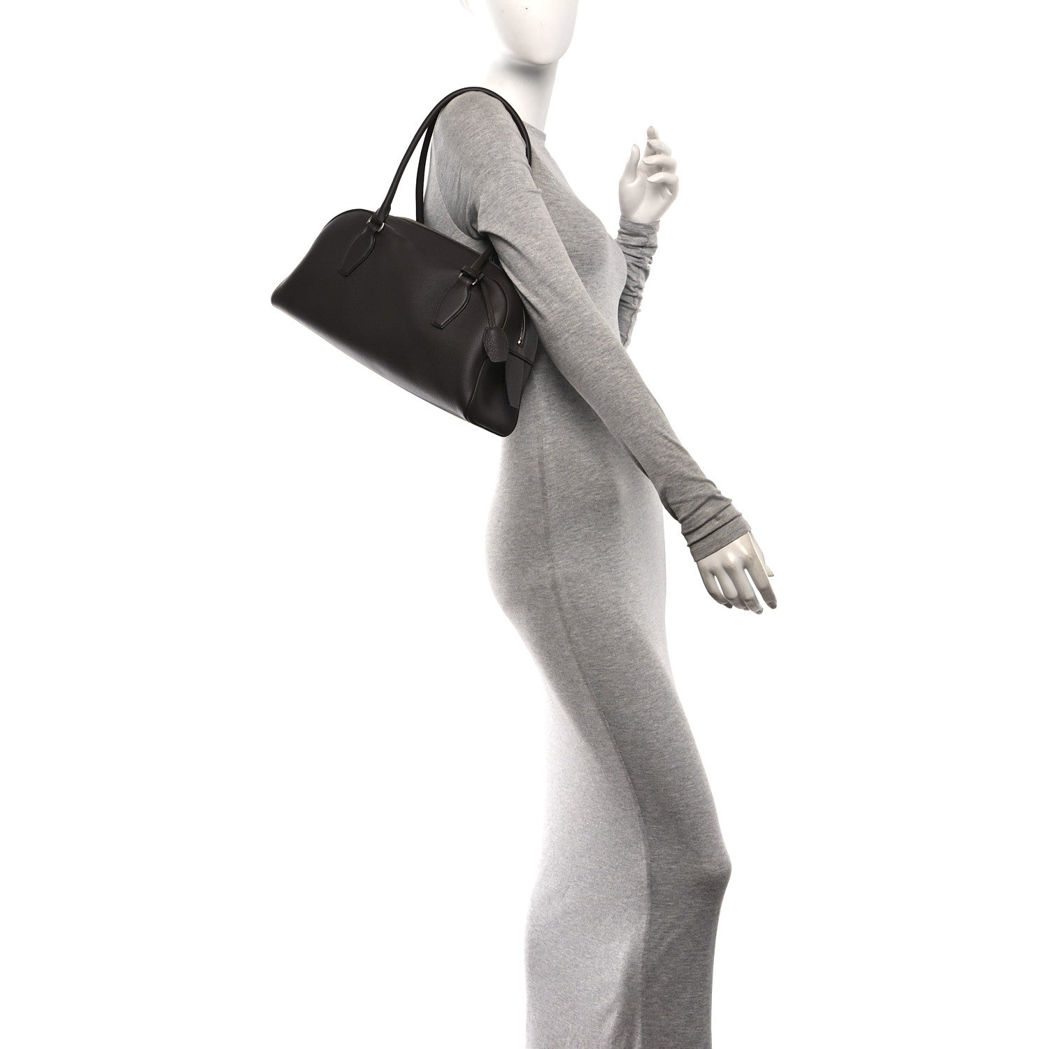The Row Grained Calfskin EW India Deep Brown 2 of 10