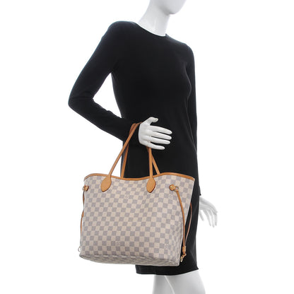 Louis Vuitton Damier Azur Neo Neverfull MM 2 of 15
