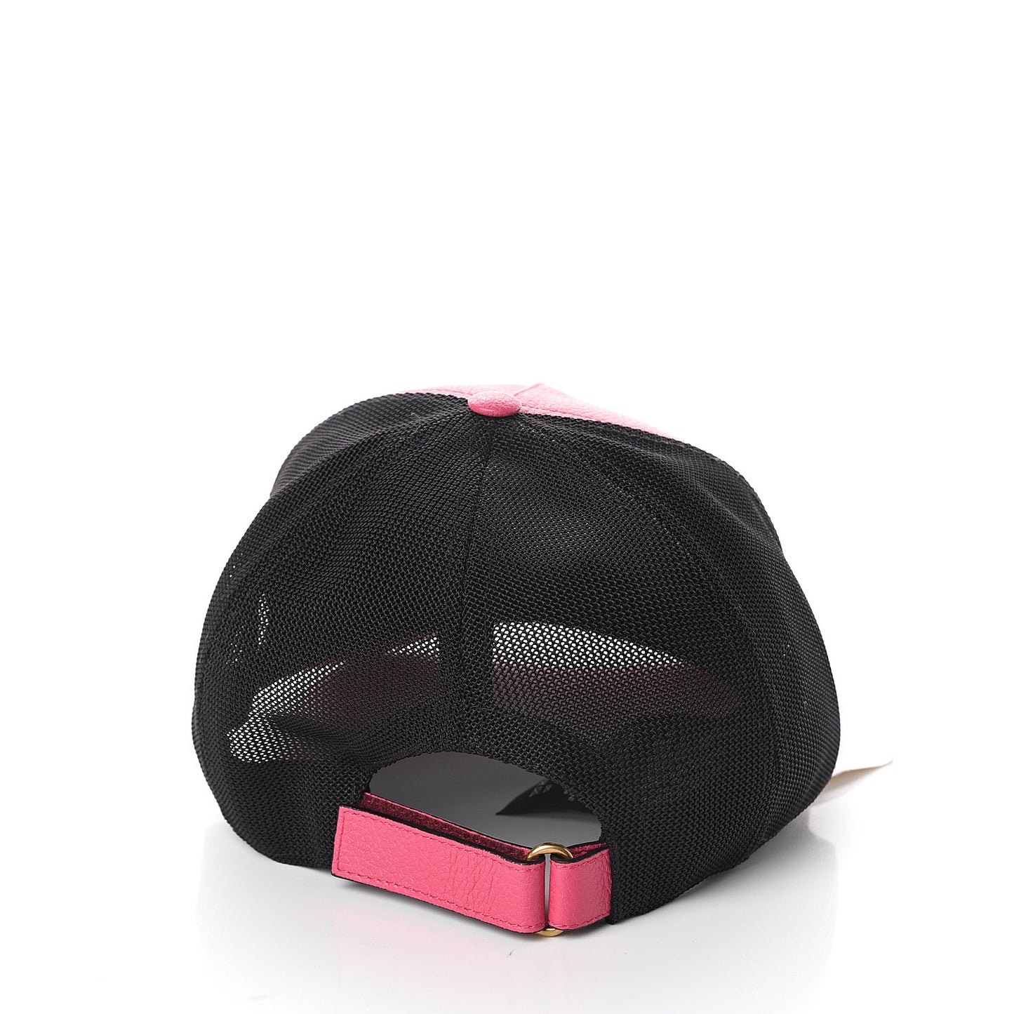 Cripto Calfskin Logo Baseball Hat L Fuxia Black