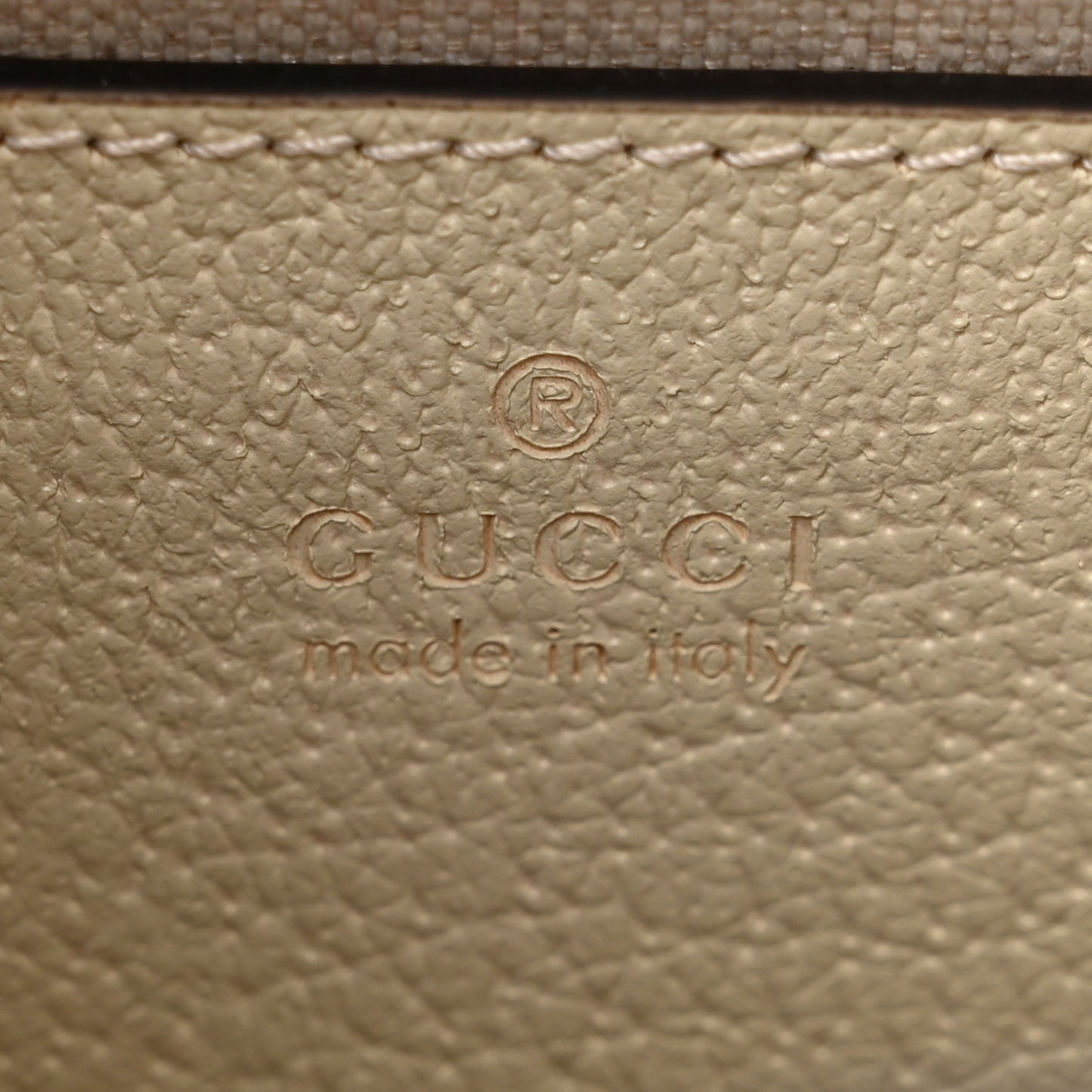 Monogram Jumbo GG Textured Dollar Calfskin Web Small Diana Tote Bag Mystic White