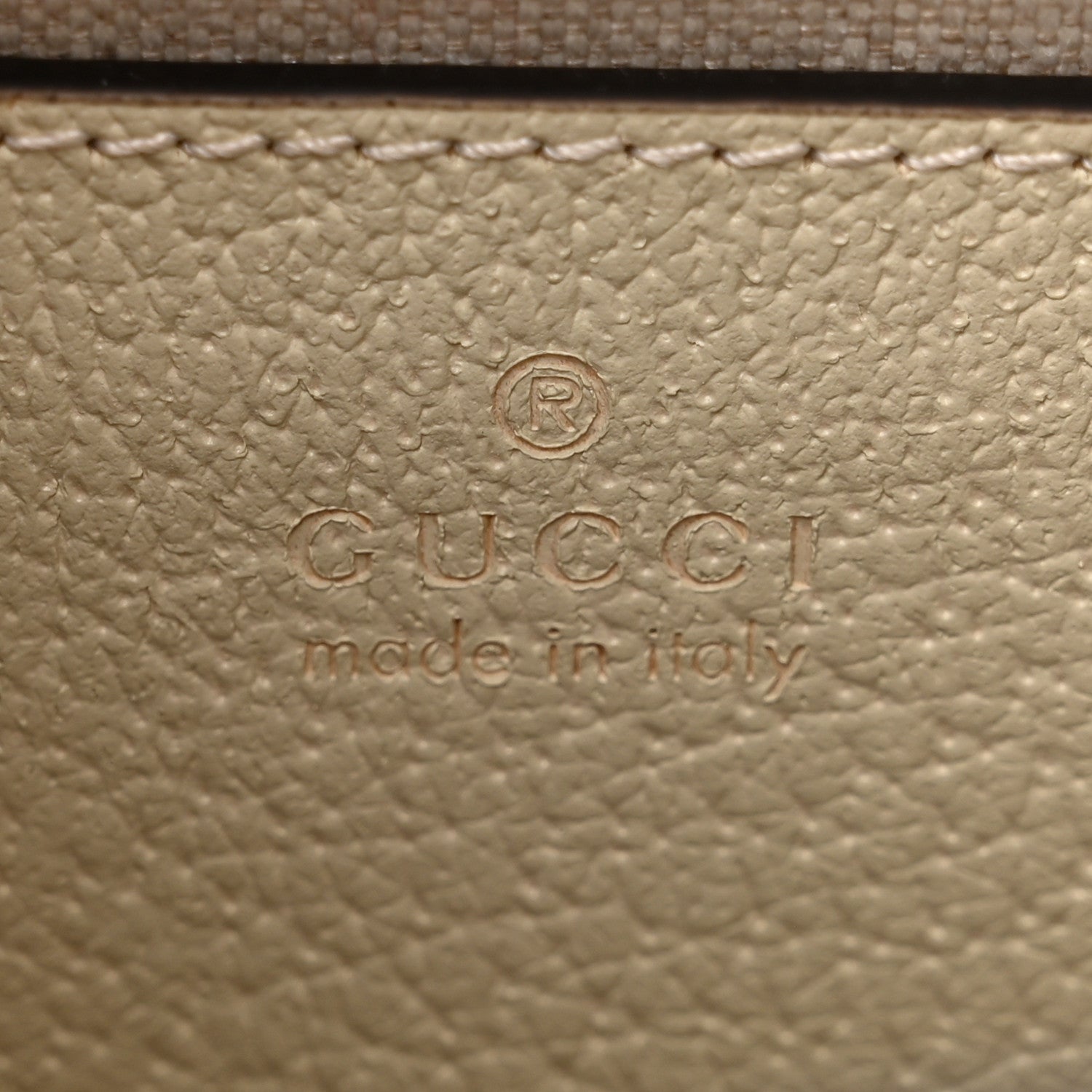 Gucci Monogram Jumbo GG Textured Dollar Calfskin Web Small Diana Tote Bag Mystic White 6 of 11