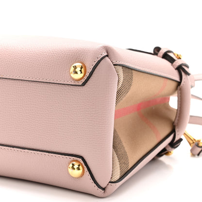 Burberry Grainy Calfskin House Check Baby Banner Tote Pale Orchid 10 of 10