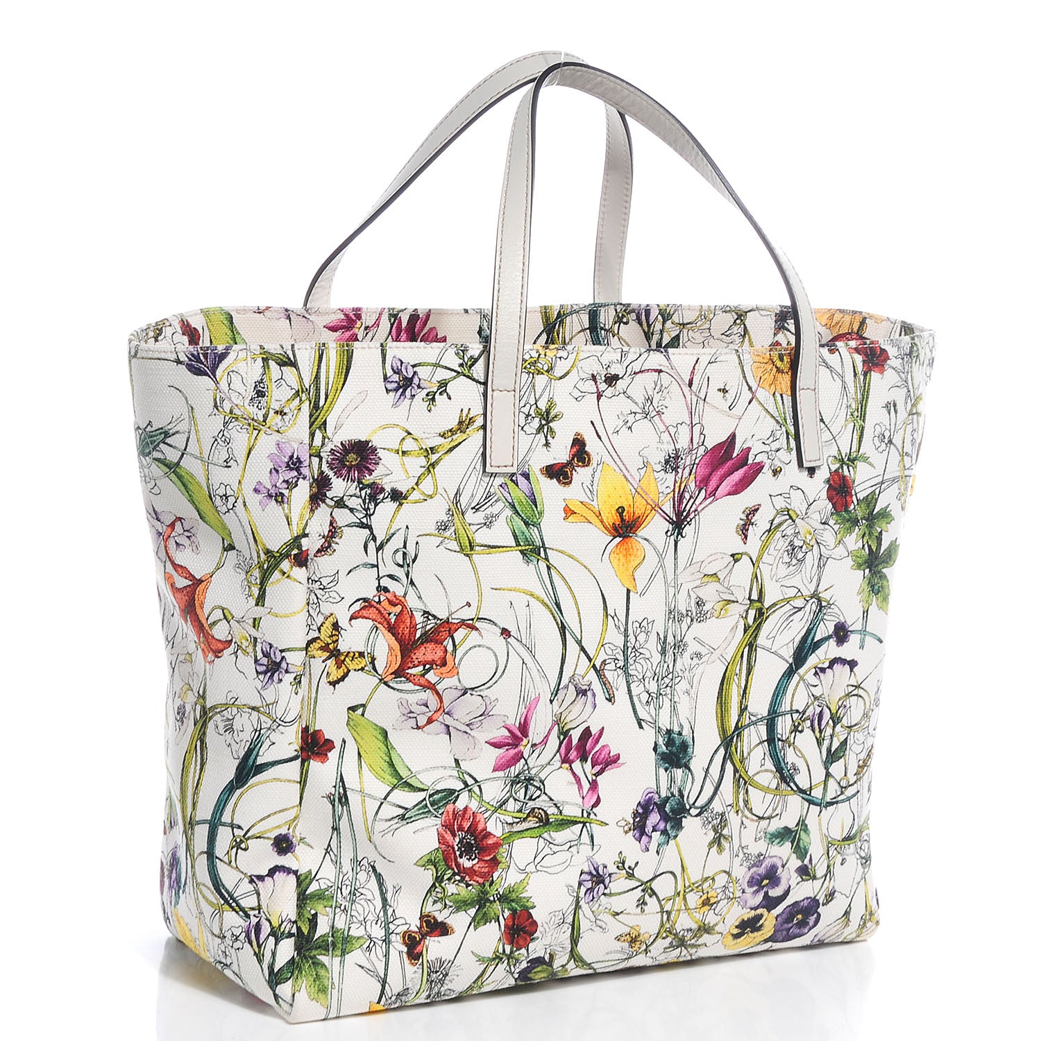 Gucci Canvas Flora Infinity Medium Tote 3 of 9