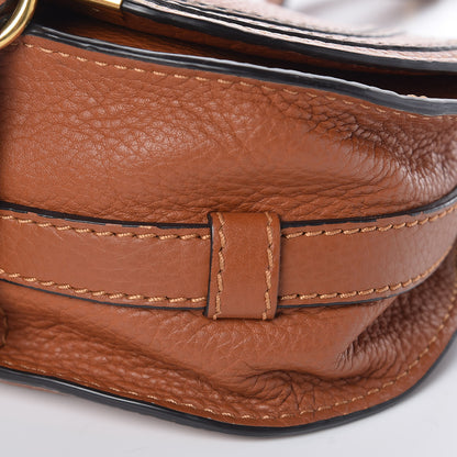 Chloe Calfskin Mini Marcie Round Crossbody Bag Tan 15 of 15