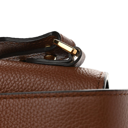 Burberry Calfskin Vintage Check Note Crossbody Bag Tan 14 of 15