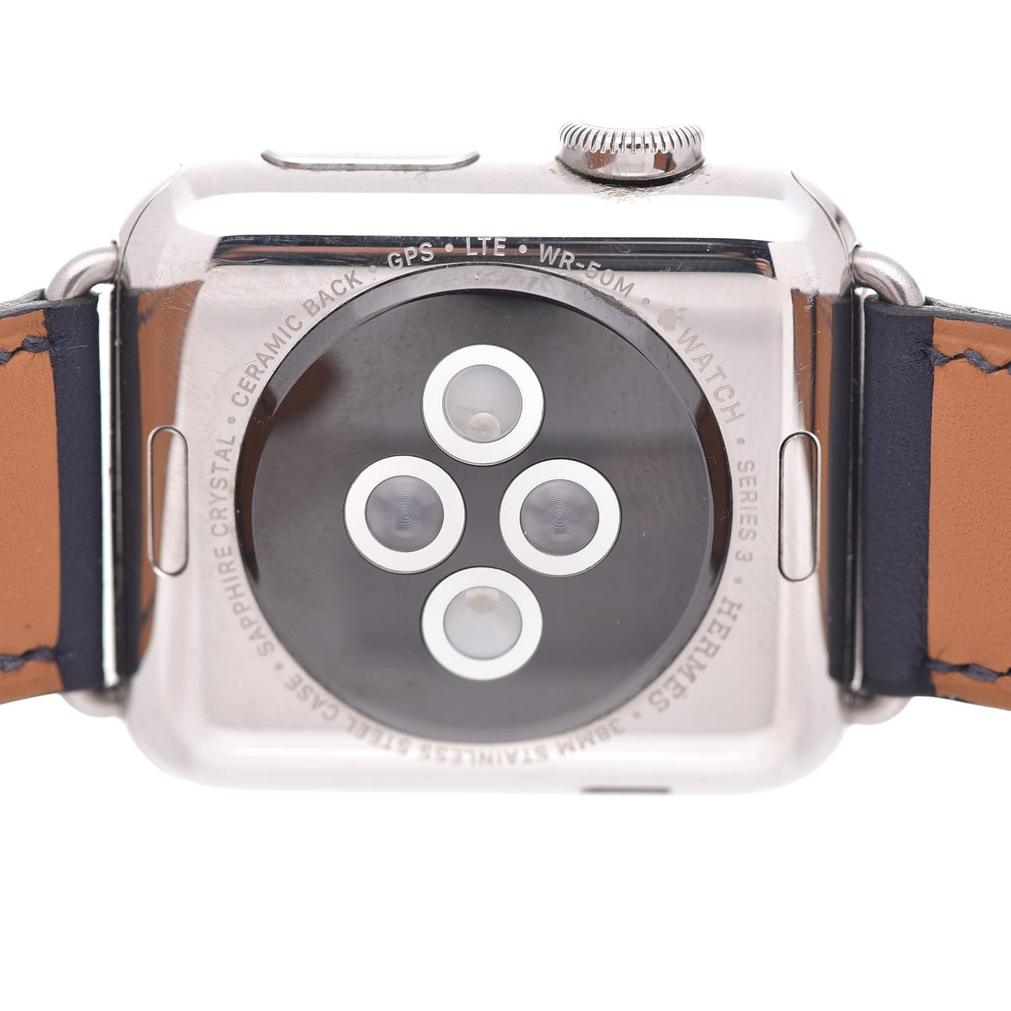 Gala 38mm Series 3 Apple Watch Eperon d’Or Bleu Marine