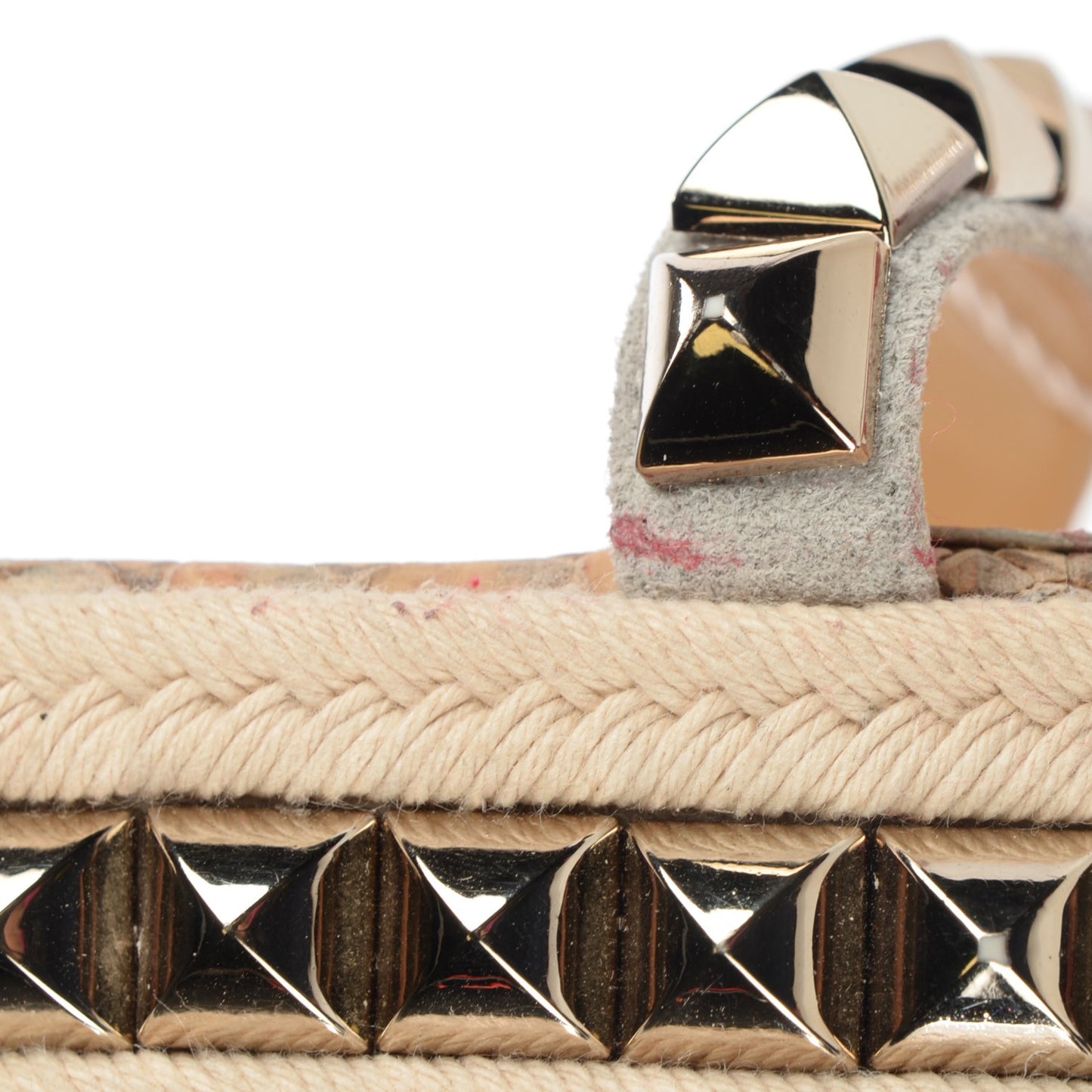 Cork Python Embossed Cataclou 60 Platform Sandals 41 Colombe