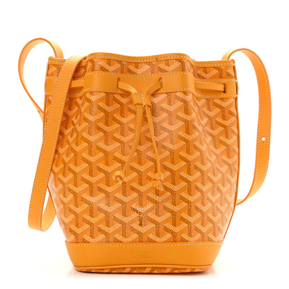 Goyard Goyardine Petit Flot Bucket Bag PM Yellow 1 of 13
