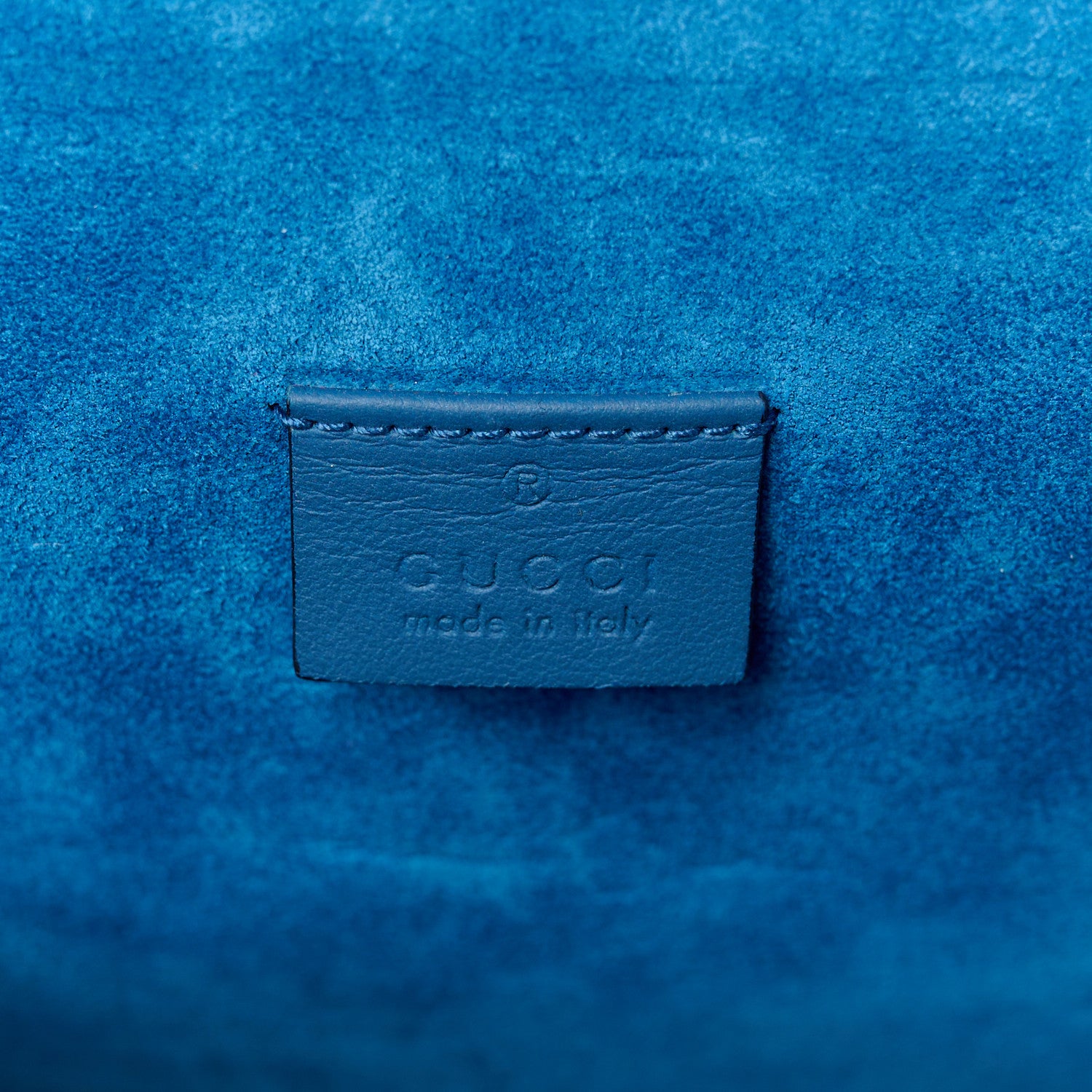 Gucci GG Supreme Monogram Embroidered Medium Dionysus Shoulder Bag Blue 6 of 12