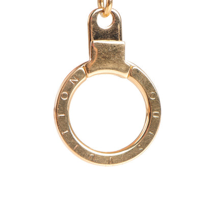 Louis Vuitton Metal Pochette Extender Key Ring Chain Gold 3 of 5
