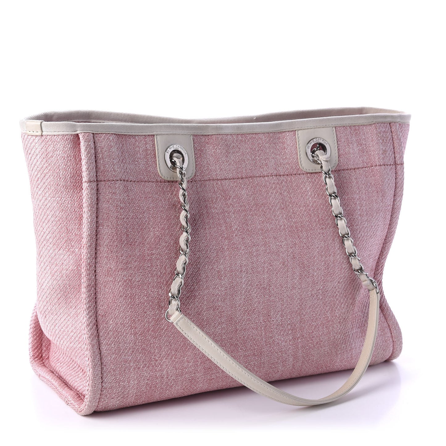 Canvas Small Deauville Tote Pink