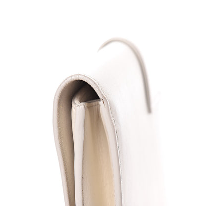 Saint Laurent Calfskin Classic Y Clutch White 16 of 17