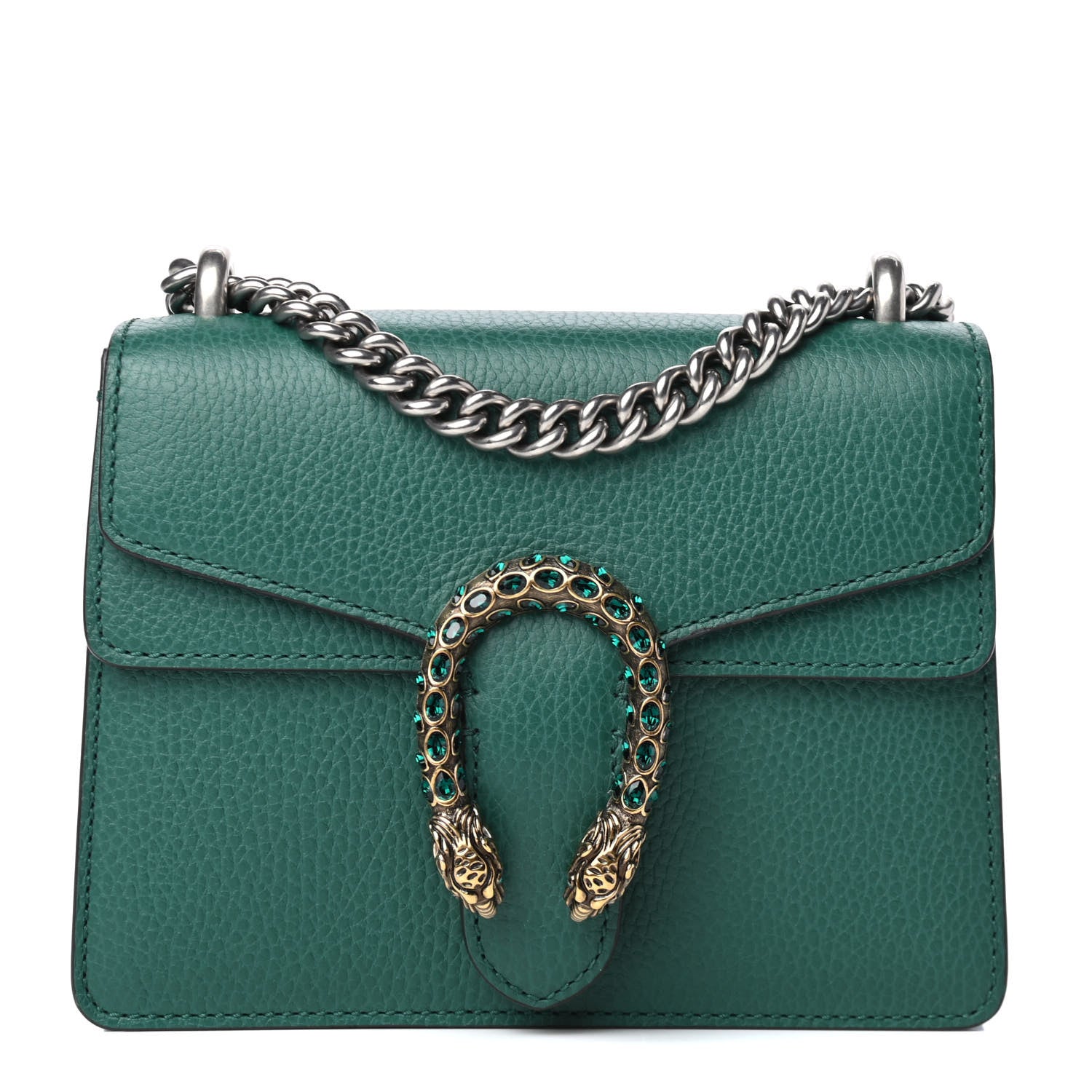 Gucci Calfskin Mini Dionysus Shoulder Bag Emerald 1 of 4