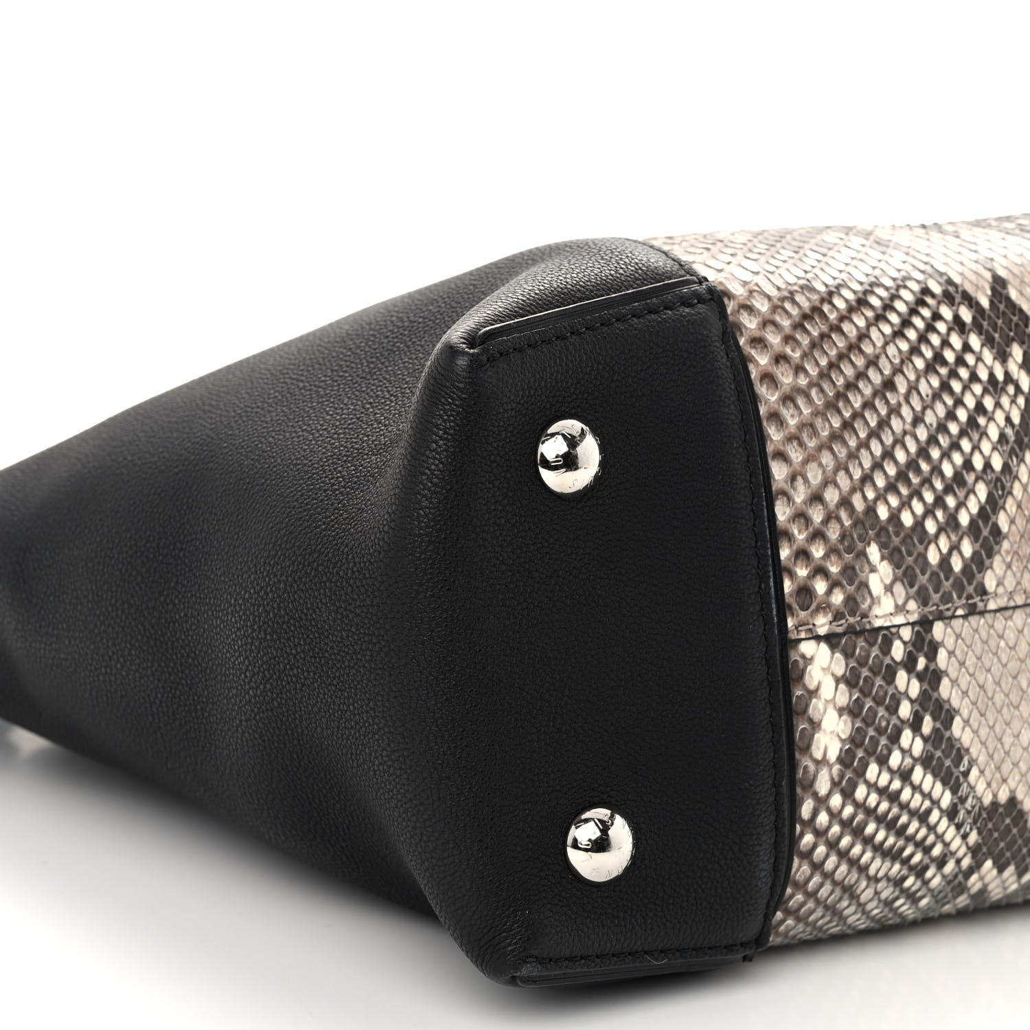 Louis Vuitton Snakeskin Soft Lockit PM Black 8 of 10