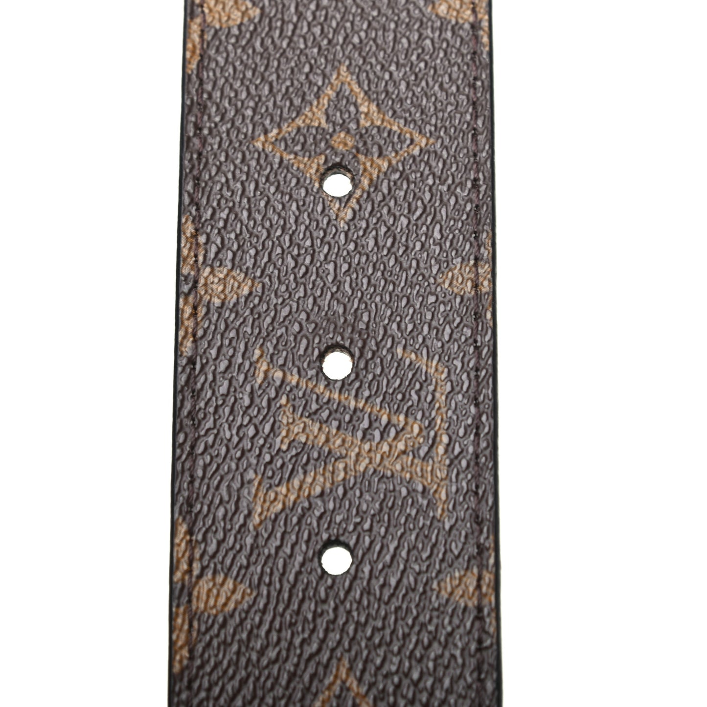 Calfskin Monogram 40mm LV Initiales Reversible Belt 85 34 Black