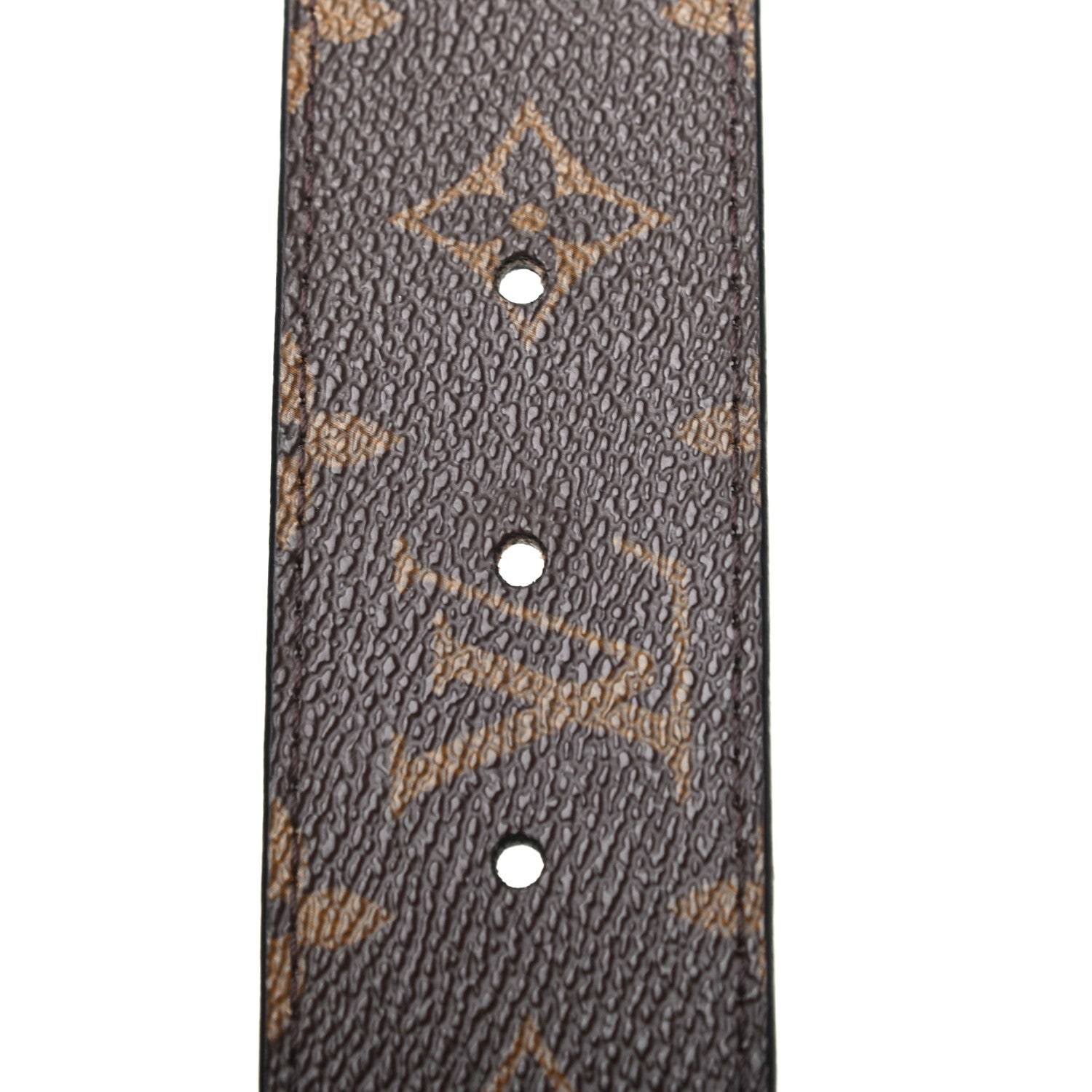 Louis Vuitton Calfskin Monogram 40mm LV Initiales Reversible Belt 85 34 Black 4 of 5