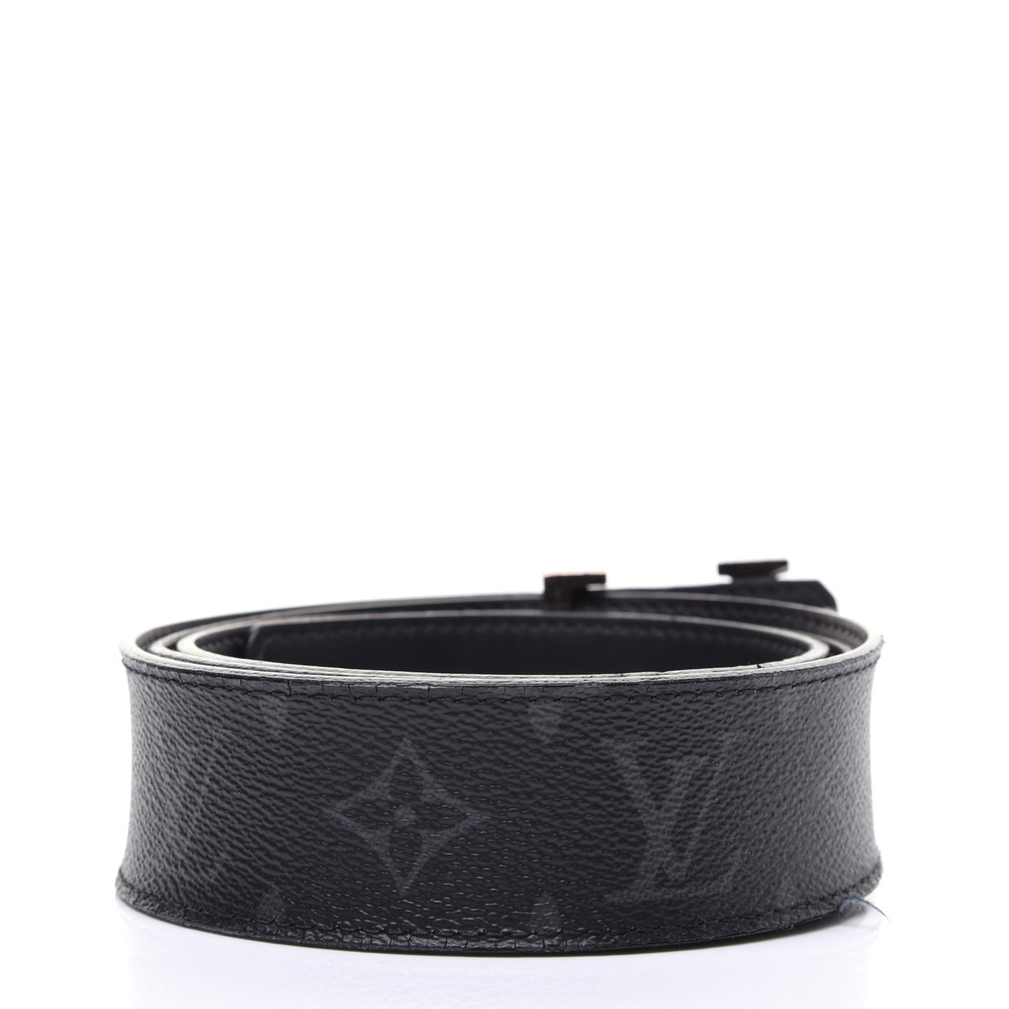 Monogram Eclipse Taigarama 40mm LV Initiales Reversible Belt 95 38 Black