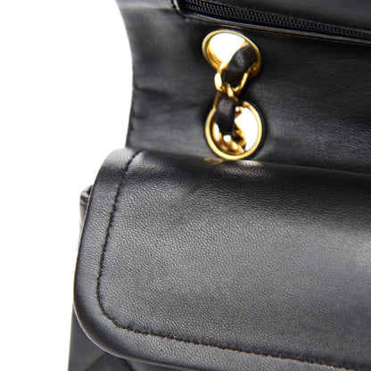 Chanel Lambskin Quilted Small Double Flap Black 9 of 13