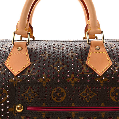 Louis Vuitton Monogram Perforated Speedy 30 Fuchsia 7 of 9