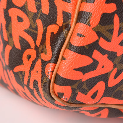 Louis Vuitton Monogram Graffiti Speedy 30 Orange 17 of 19