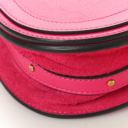 Chloe Calfskin Suede Small Nile Bracelet Bag Fuchsia Rose 10 of 11