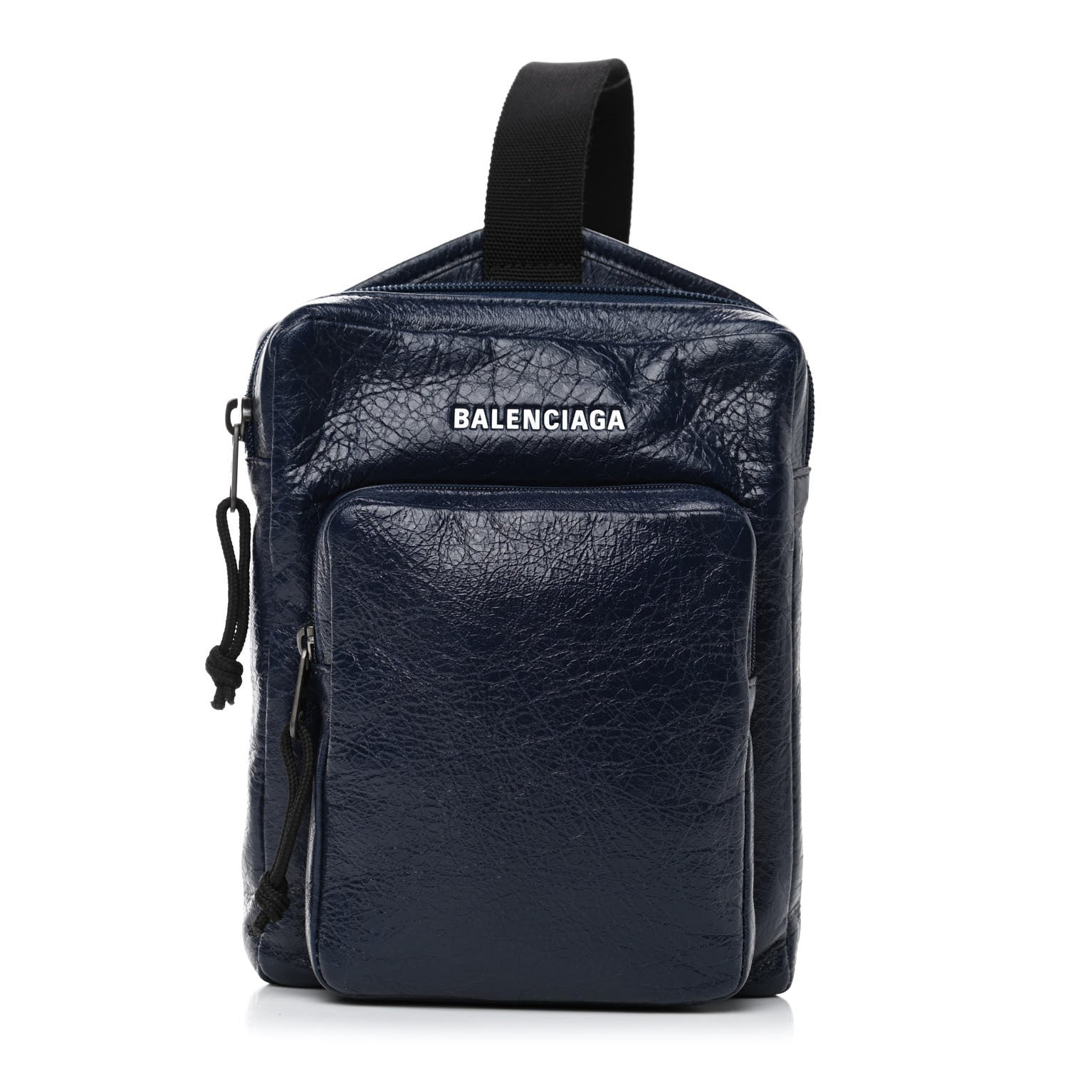 Balenciaga Agneau Explorer Crossbody Navy 1 of 4