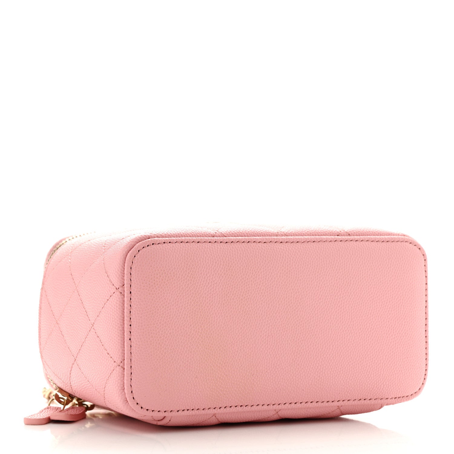 Chanel Caviar Quilted Small Vanity Case With Chain Pink 4 of 13