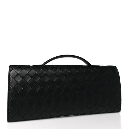Bottega Veneta Nappa Intrecciato Long Andiamo Top Handle Clutch Fondant 3 of 9