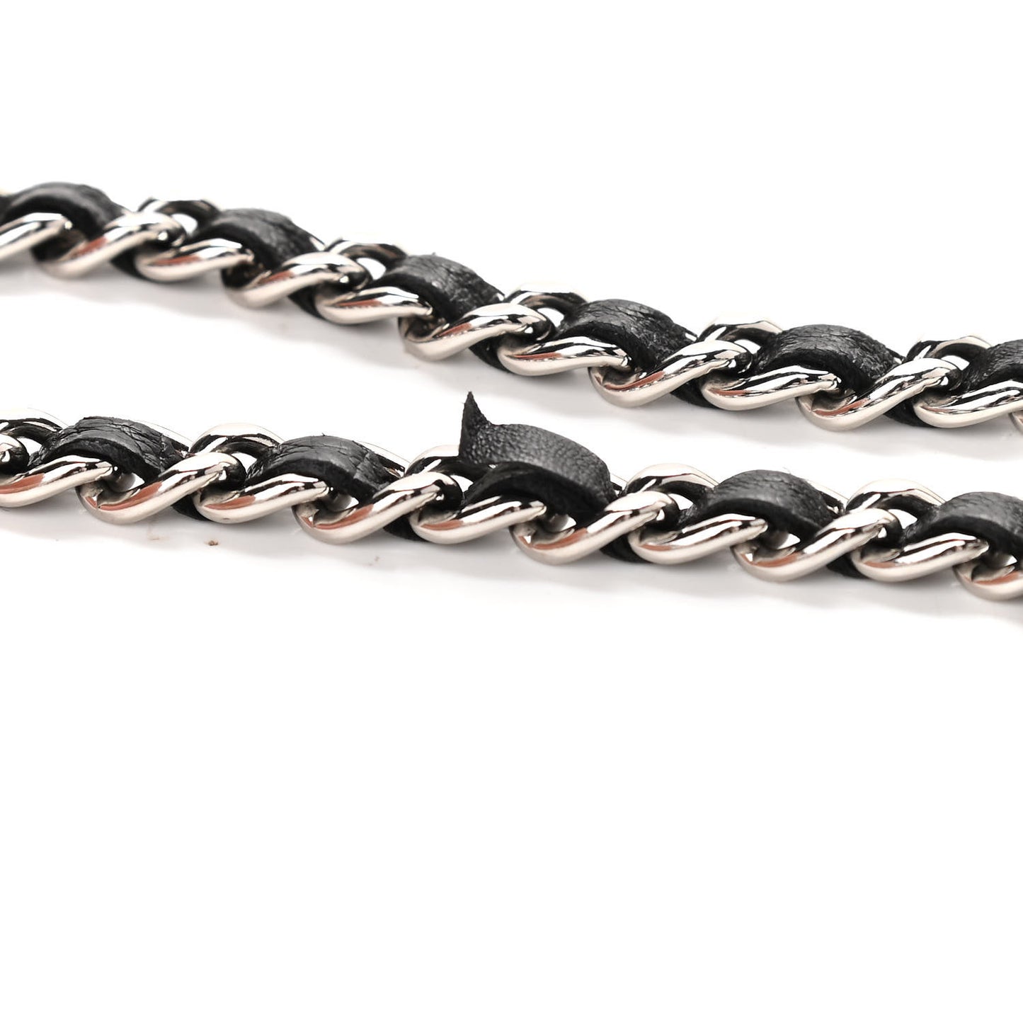 Lambskin Quilted Wallet On Chain WOC Black