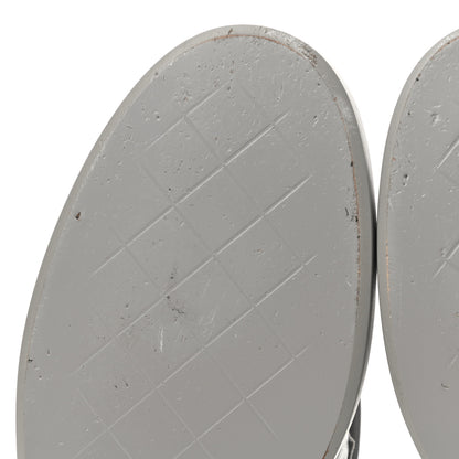 Chanel Lambskin Quilted CC Turnlock Loafers 40 Grey 11 of 11