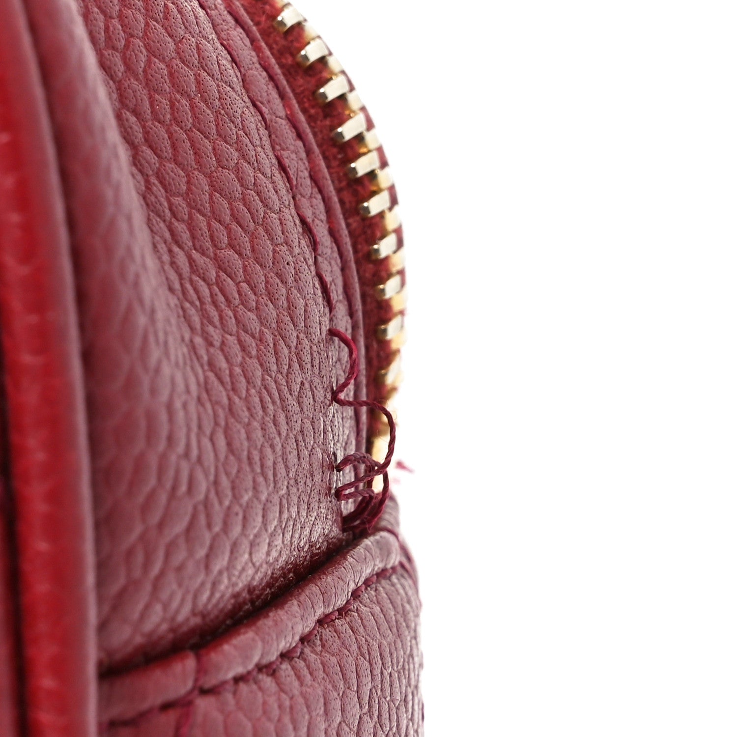 Chanel Caviar Quilted Small Bowler Dark Red 12 of 12