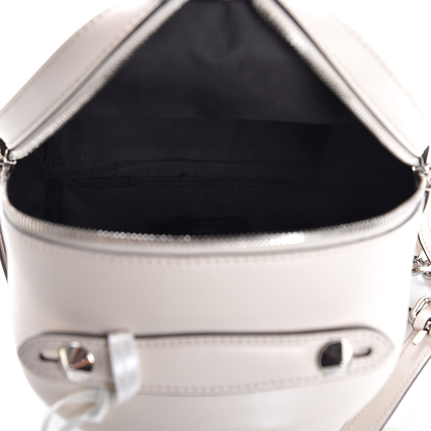 Vitello Liberty Flowers and Bows Studded Mini Backpack Camelia