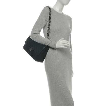 Chanel Lambskin Jumbo Double Flap Black 2 of 8