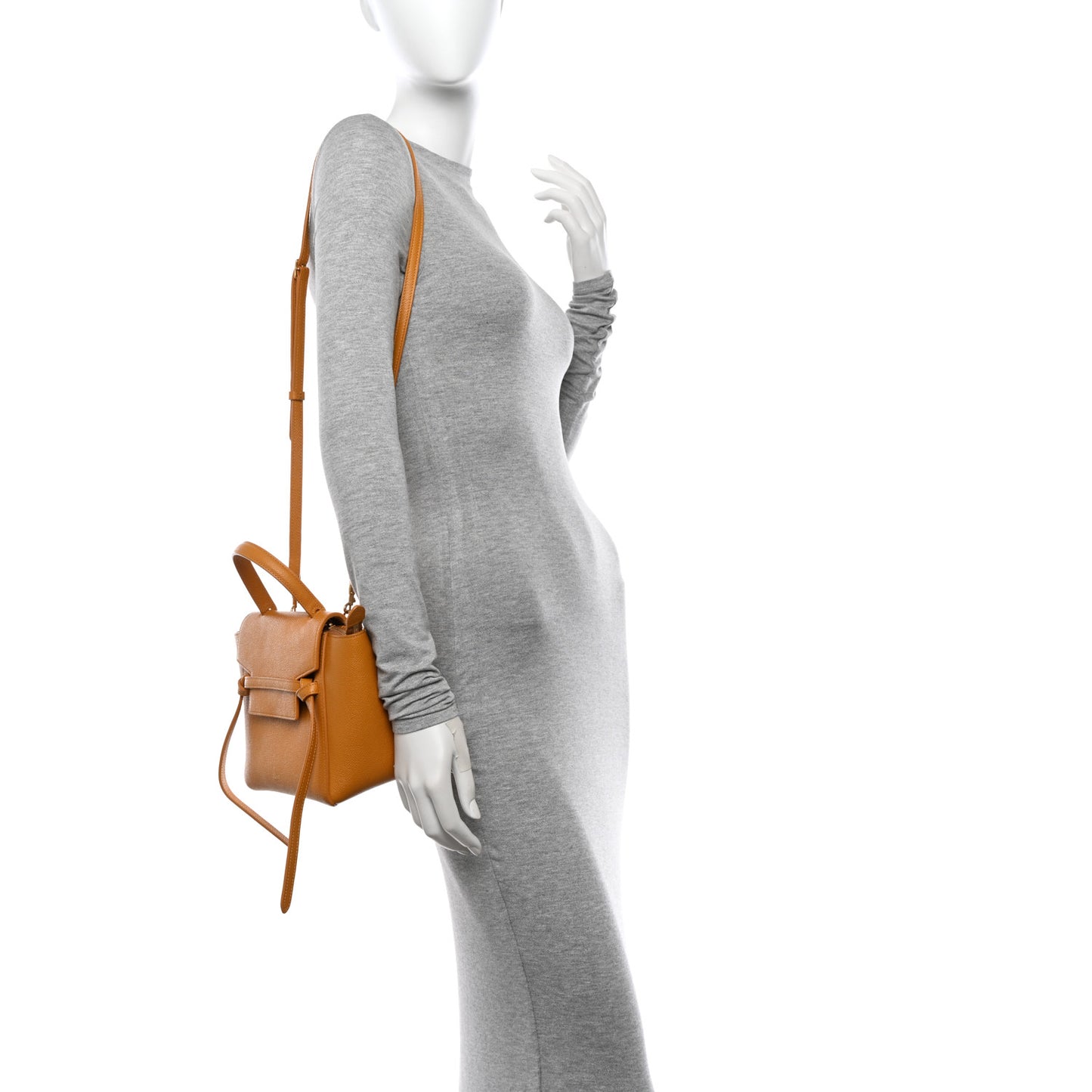 Grained Calfskin Nano Belt Bag Pale Yellow