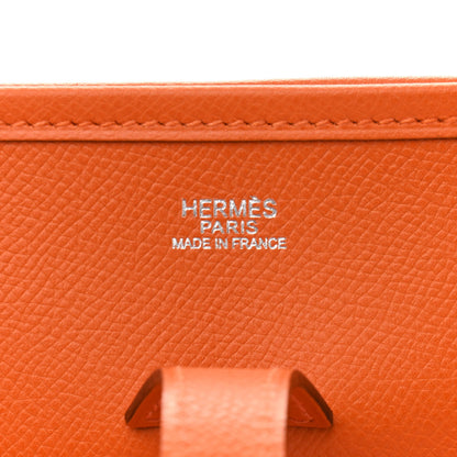 Hermes Epsom Evelyne II PM Orange 6 of 11