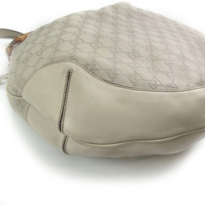 Gucci Guccissima Peggy Bamboo Top Handle Bag Ivory 5 of 11