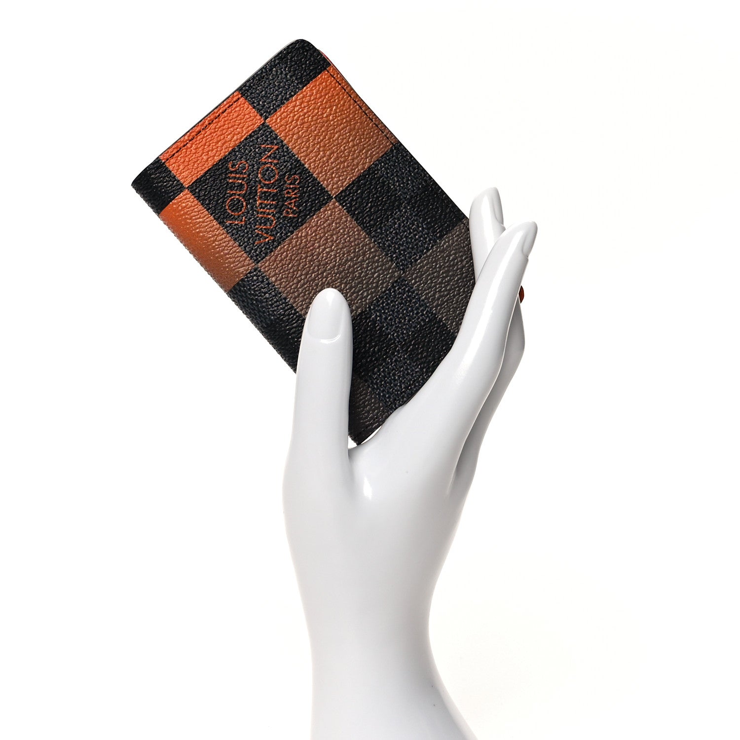 Louis Vuitton Damier Graphite Giant Pocket Organizer Orange 2 of 7