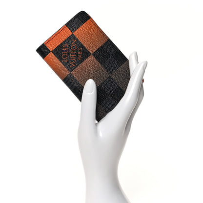 Louis Vuitton Damier Graphite Giant Pocket Organizer Orange 2 of 7