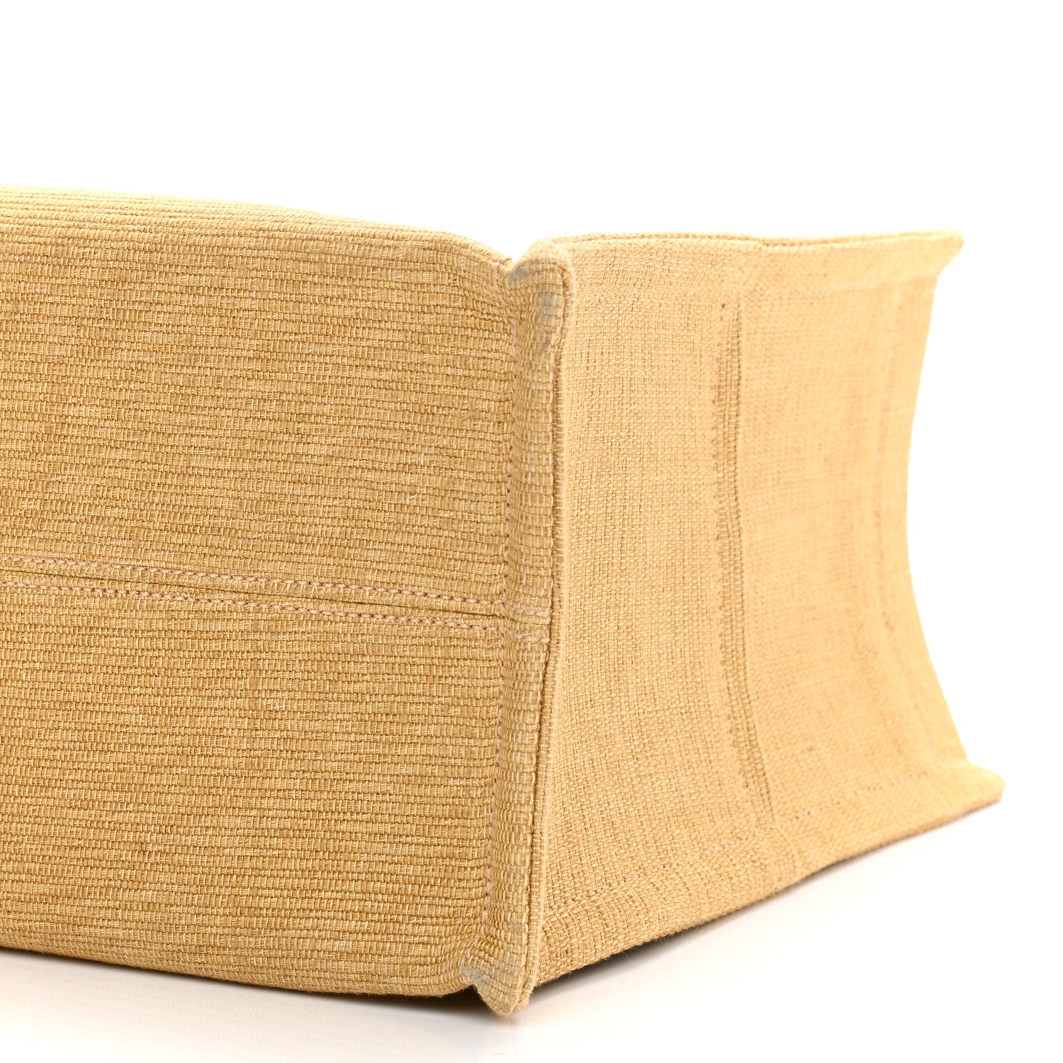 Celine Textile Calfskin Triomphe Large Cabas Thais Natural Tan 9 of 9