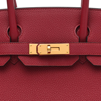 Hermes Togo Birkin 30 Rouge Grenat 7 of 11