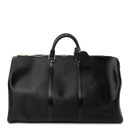 Louis Vuitton Epi Keepall 50 Black 1 of 10