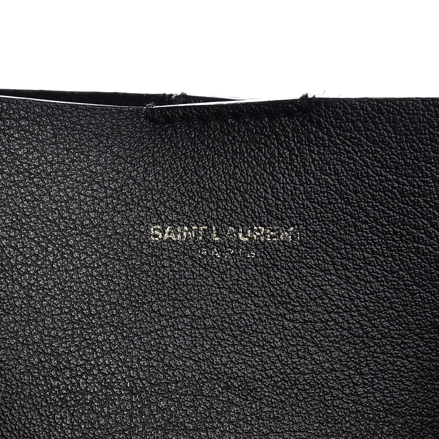 Calfskin Large Shopping Tote Black