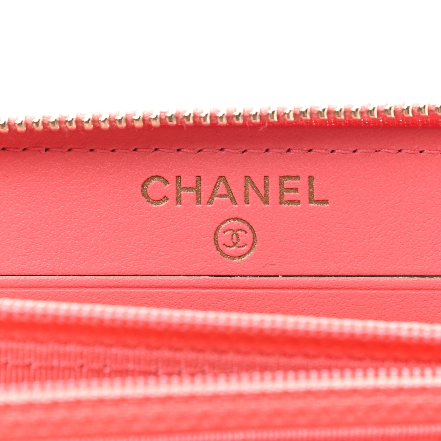 Chanel Caviar Quilted Medium Zip Around Wallet Pink 6 of 10