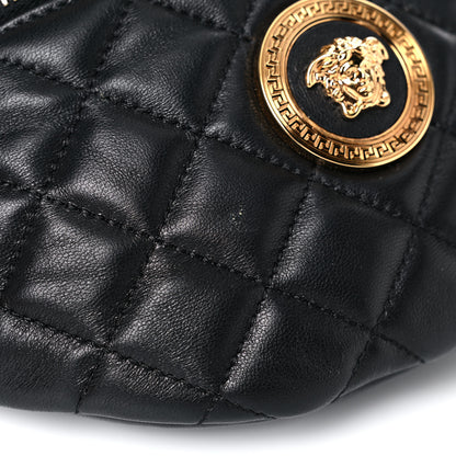 Versace Nappa Quilted Medusa Belt Bag Black 10 of 13