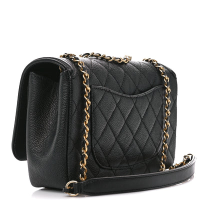 Chanel Caviar Quilted Small CC Filigree Flap Black 3 of 11