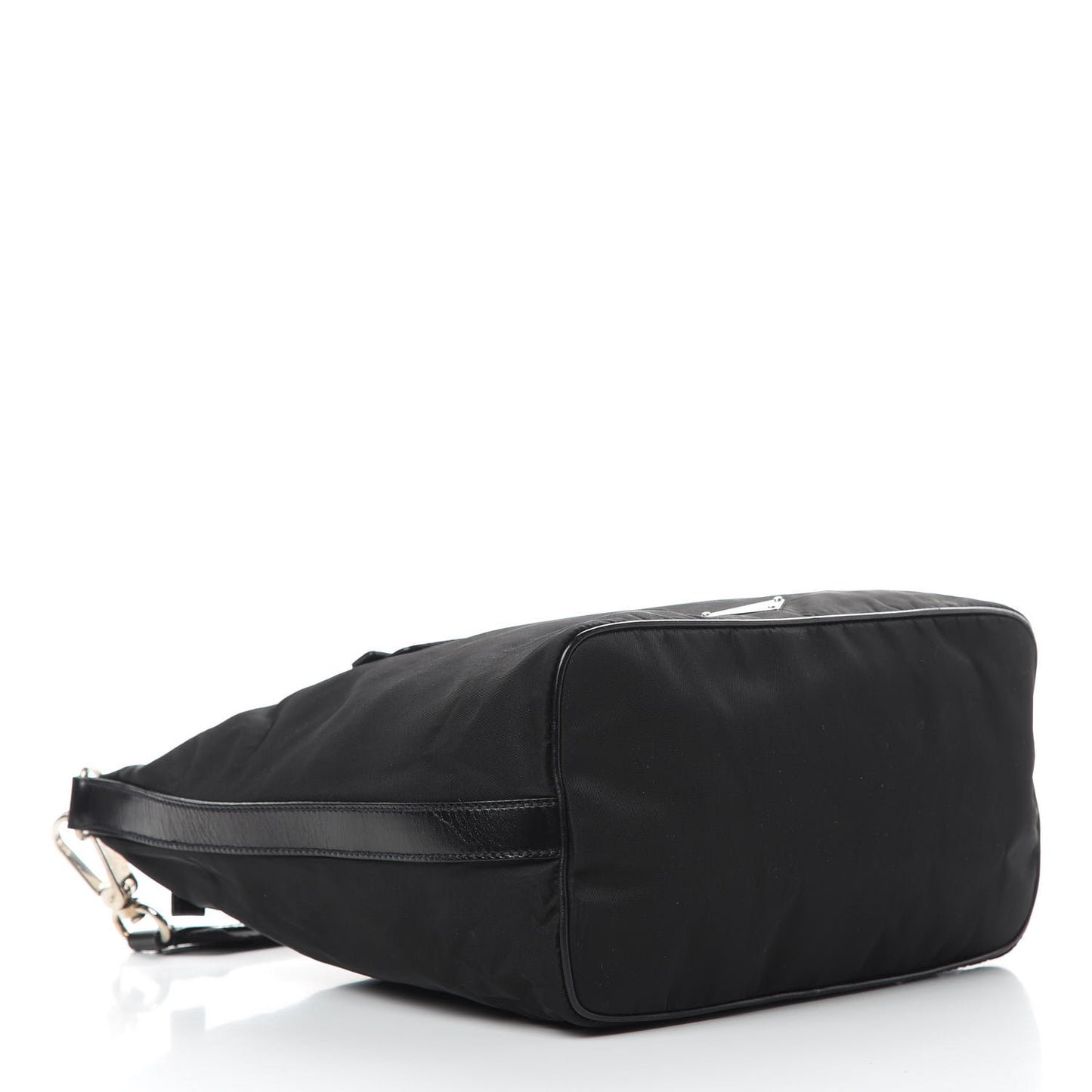 Tessuto Nylon Vitello Hobo Black